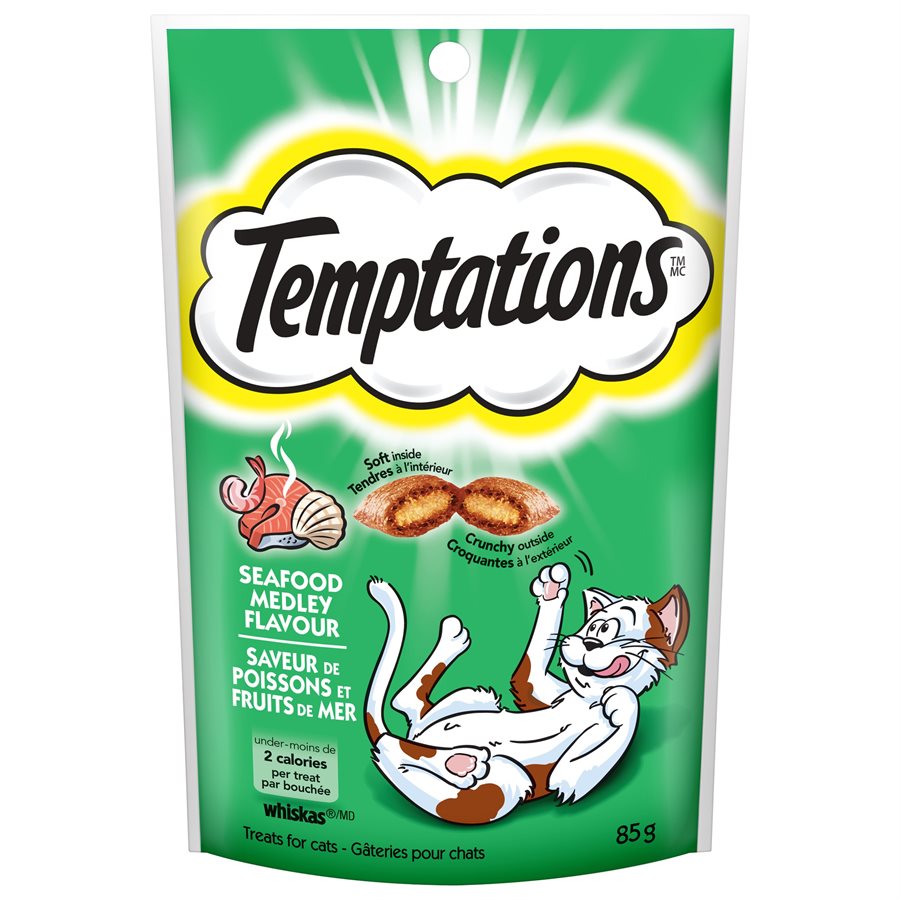 Temptations Seafood Medley Flavour Cat Treats 85g