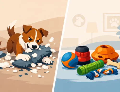 Jouets d’occupation pour chien destructeur